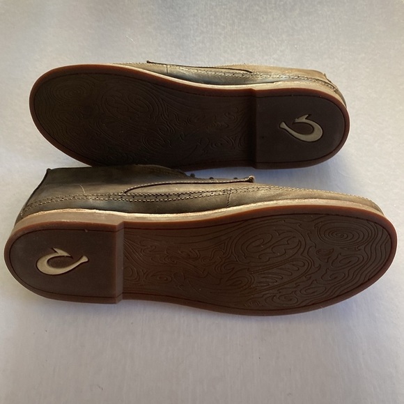 OLUKAI Men’s Brown Leather Boots Size 10 M main image 7